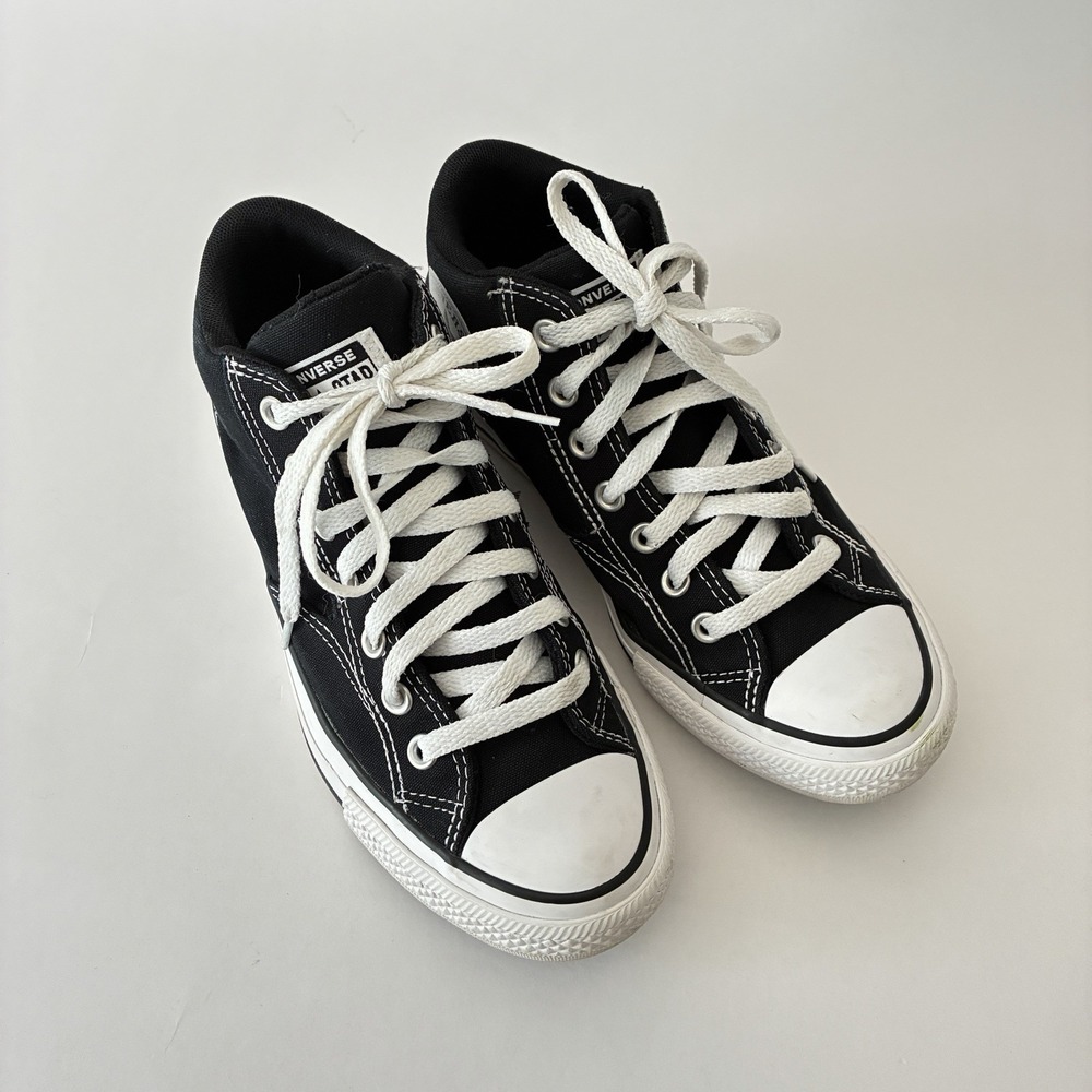 Converse Chuck Taylor All Star Malden Street Mid Canvas Sneakers Black Men's 7 - Picture 2 of 13